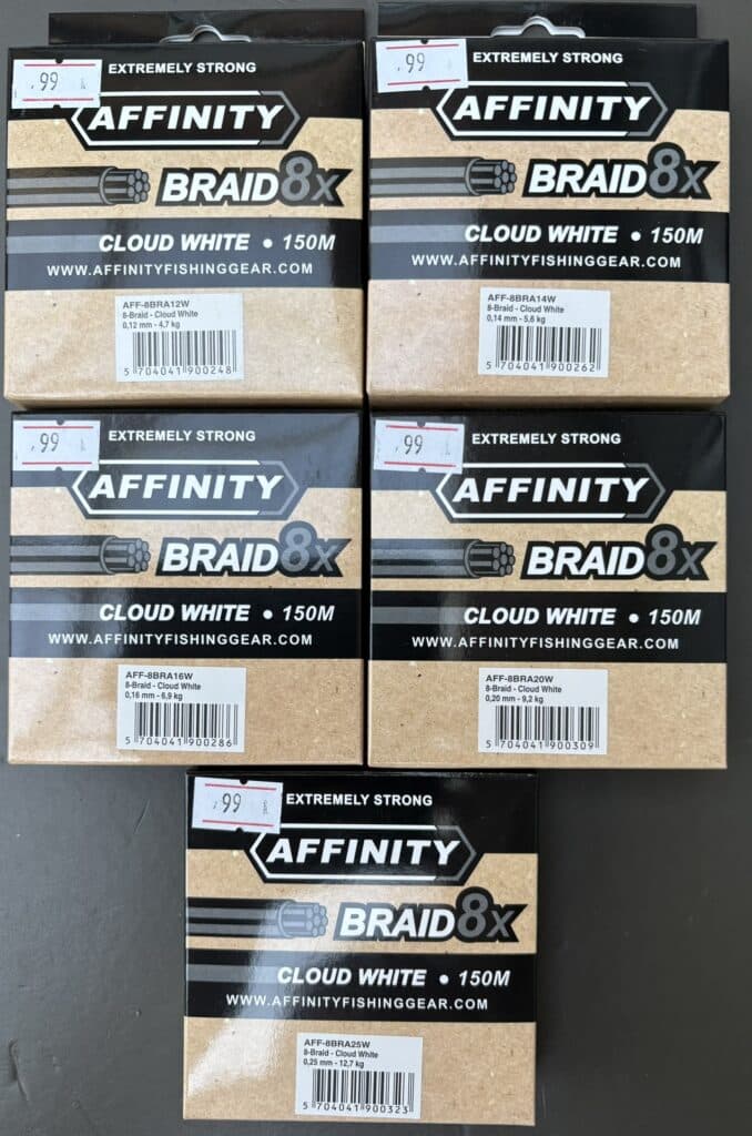 AFFINITY BRAID 8X CLOUD WHITE