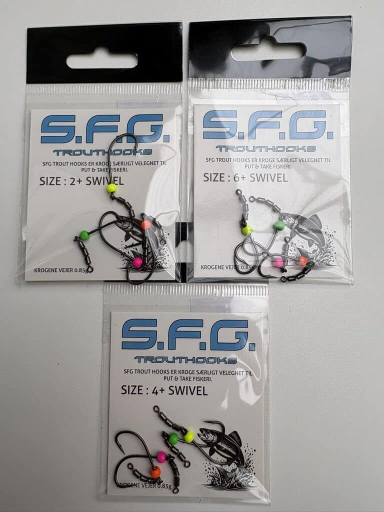 S.F.G TROUTHOOKS / SWIVEL