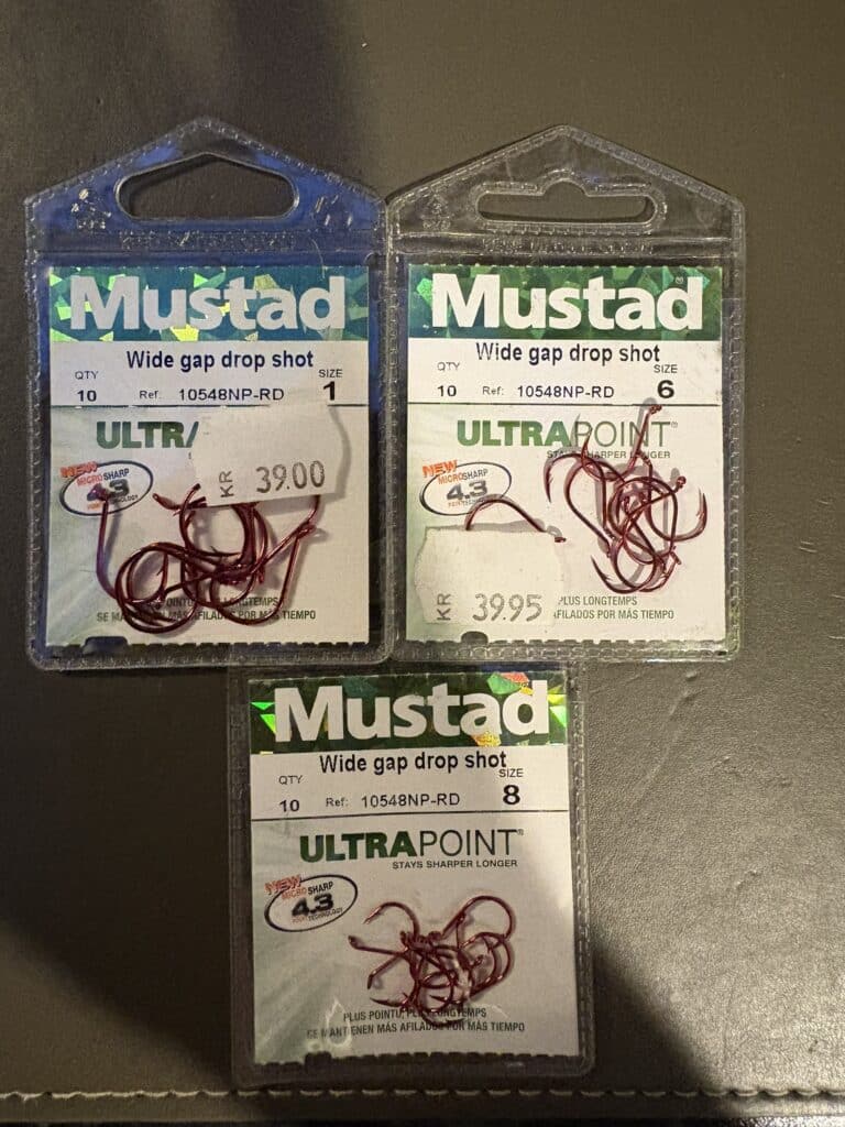 MUSTAD WIDE GAP DROP SHOT
