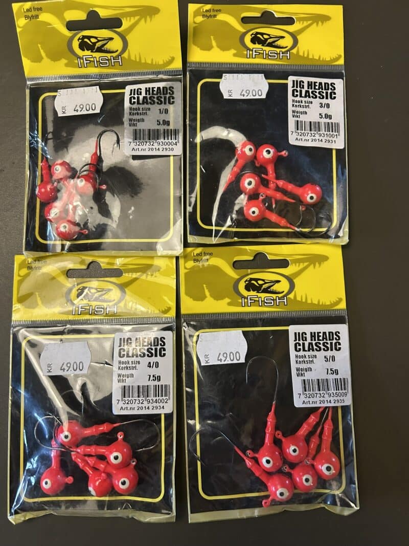 JIG Heads Classic 1/0-3/0-4/0-5/0