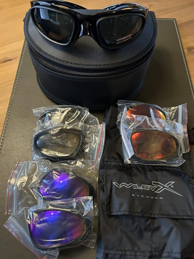Alm Solebriller Wiley X SG-1D Deluxe 4 Lens